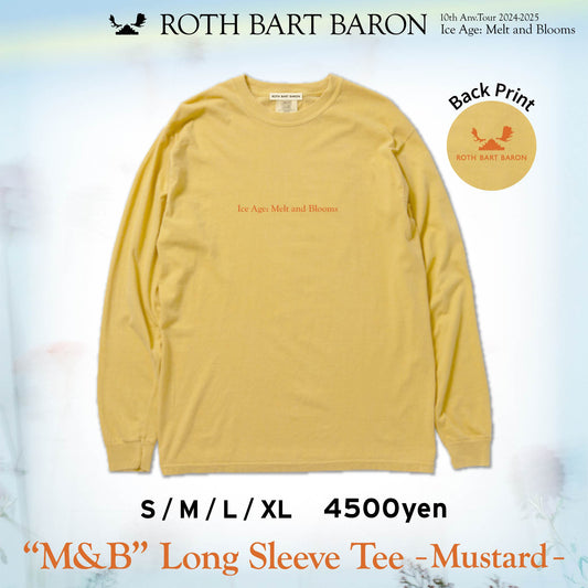 “M&B” Long Sleeve Tee - Mustard -