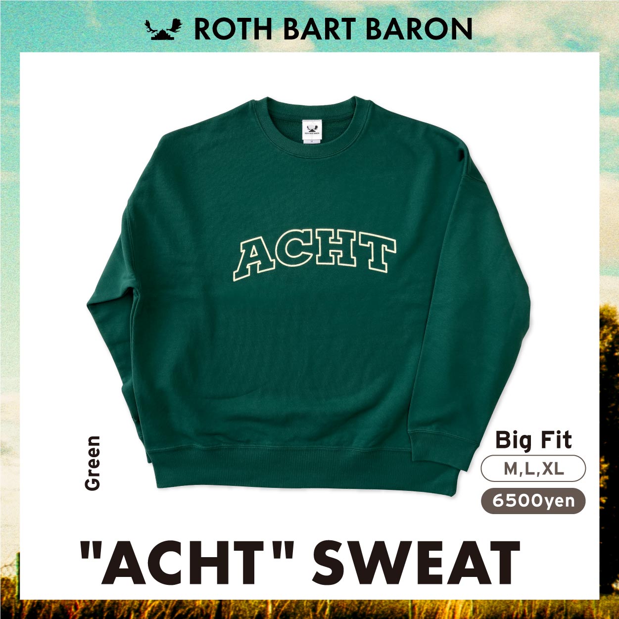 "ACHT" SWEATSHIRT