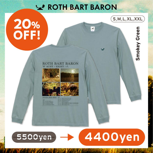 【20%OFF】"8" Photo Tour Long Sleeve TEE