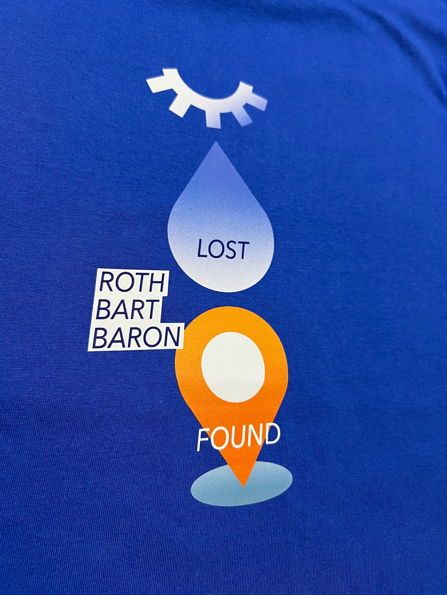 LOST / FOUND TEE - Long Sleeve - BLUE