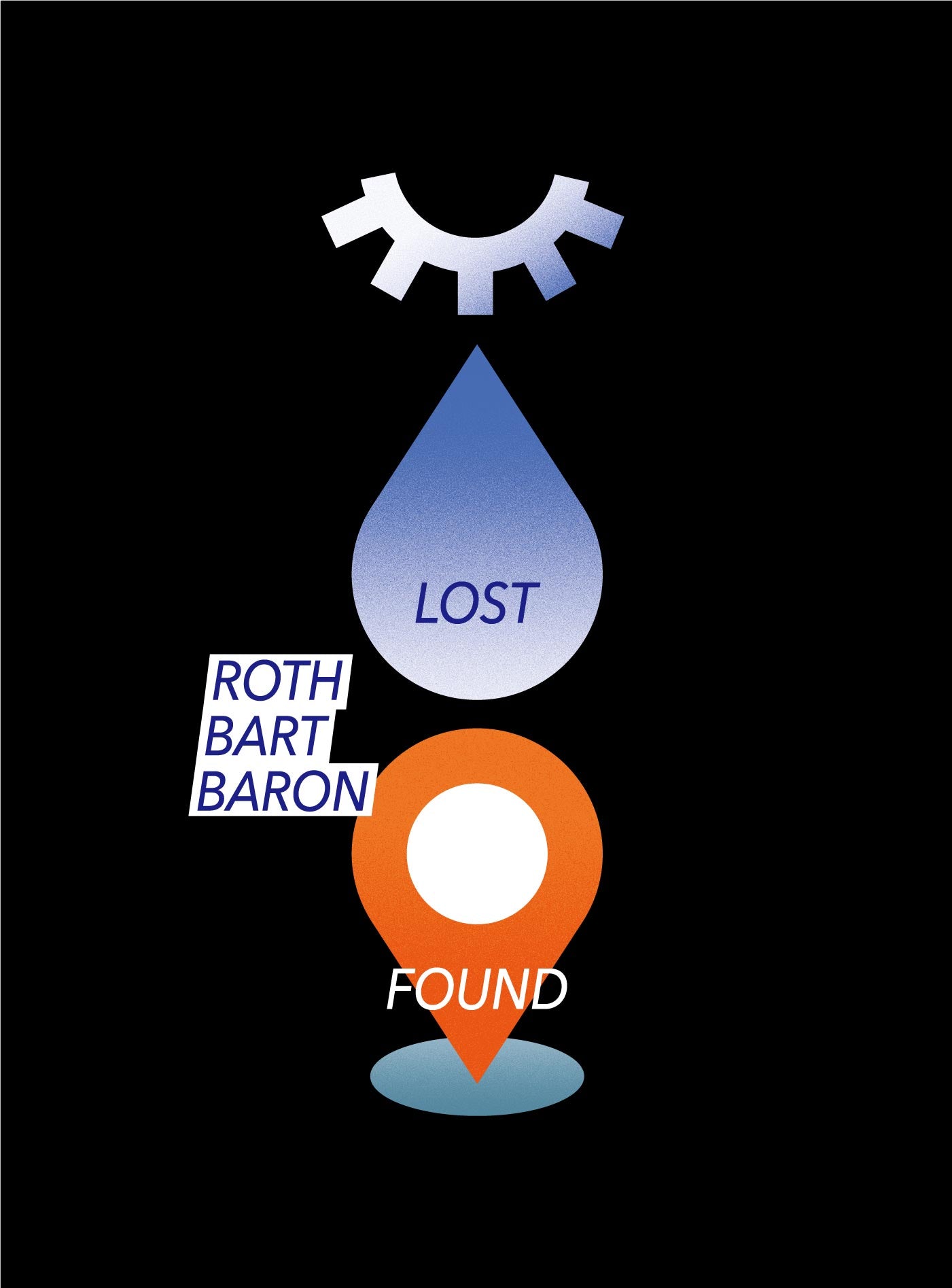 LOST / FOUND TEE - Long Sleeve - BLACK