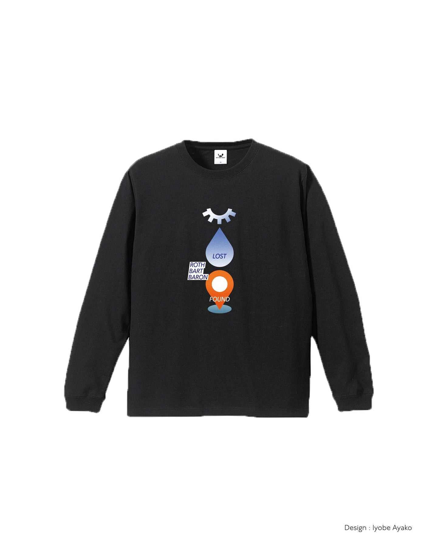 LOST / FOUND TEE - Long Sleeve - BLACK