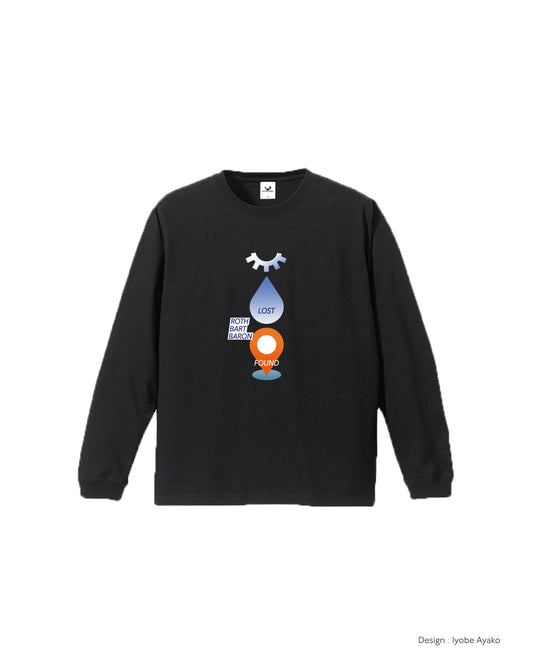 LOST / FOUND TEE - Long Sleeve - BLACK