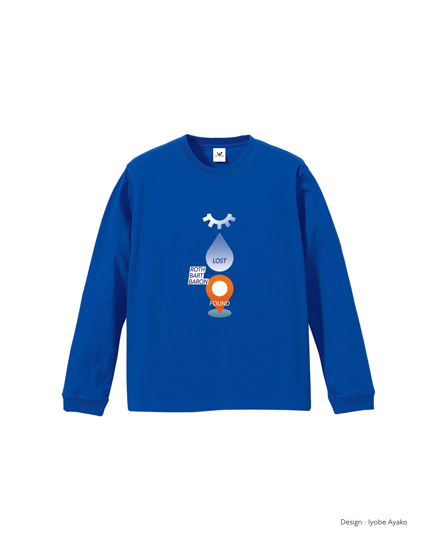 LOST / FOUND TEE - Long Sleeve - BLUE