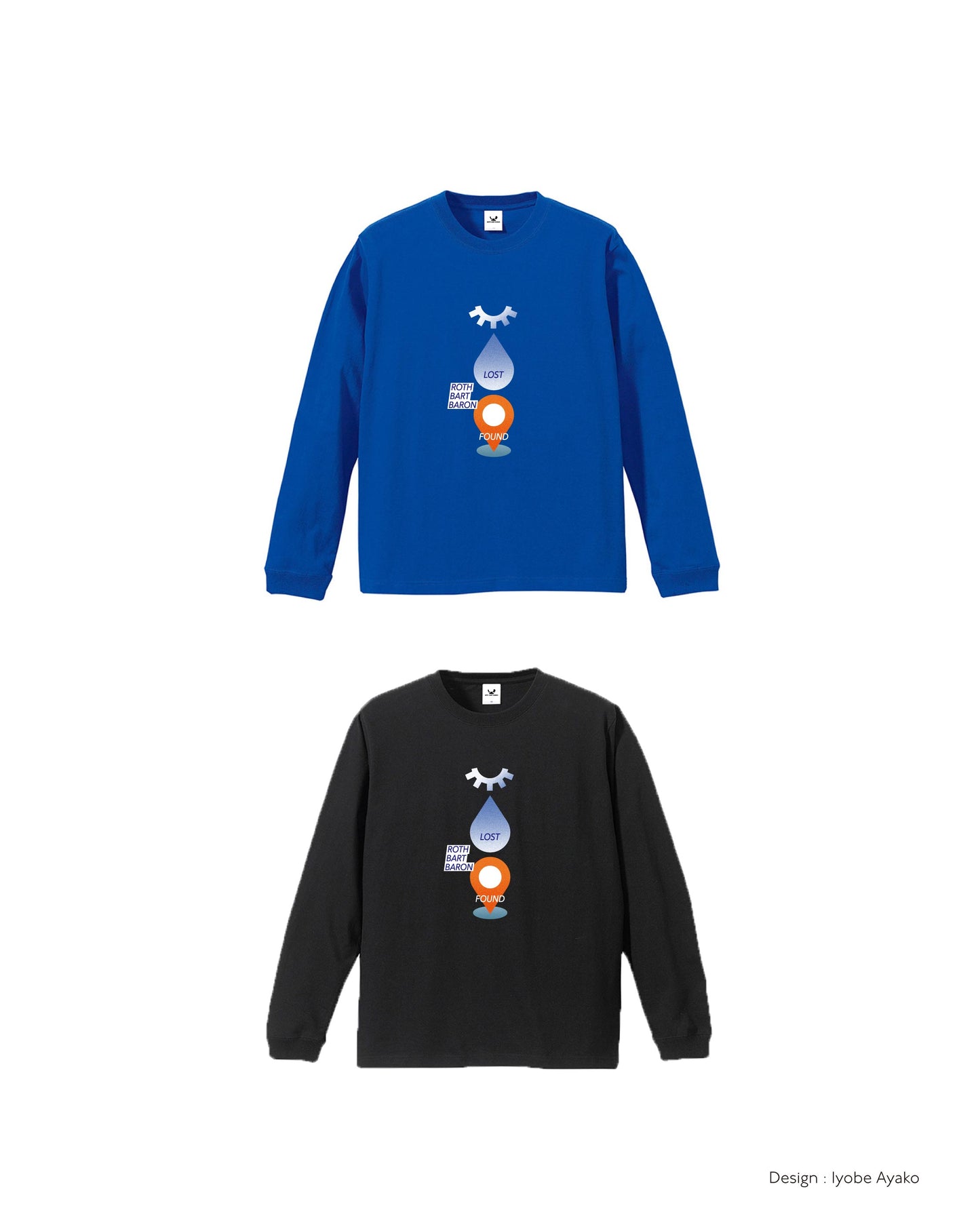LOST / FOUND TEE - Long Sleeve - BLUE