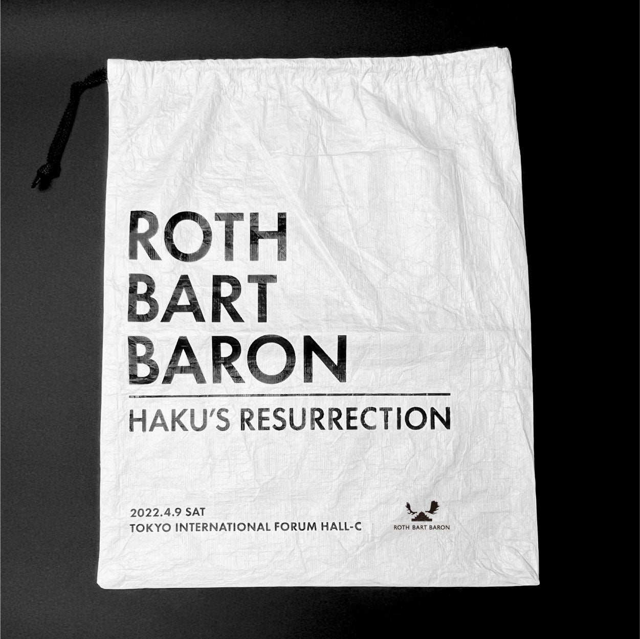 "HAKU’S RESURRECTION" Tyvek Drawstring Bag